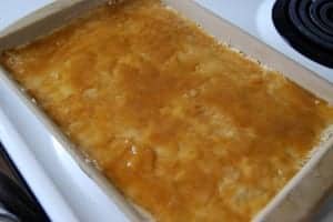 toffee on shortbread