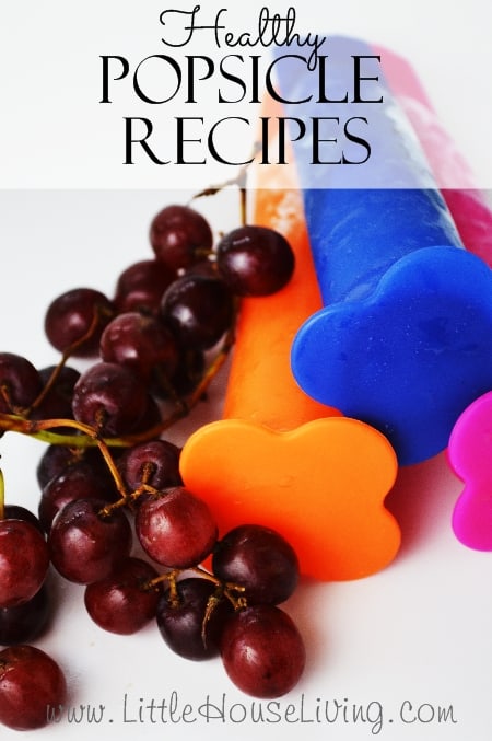 Frugal and Healthy Popsicle Recipes - Little House Living