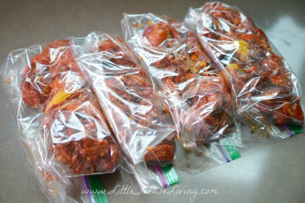 Freezing Dried Tomatoes