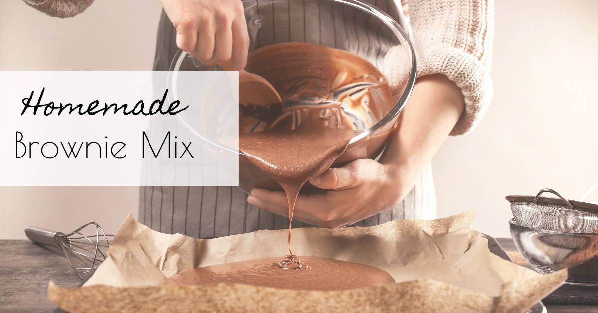 Homemade Chocolate Brownie Mix