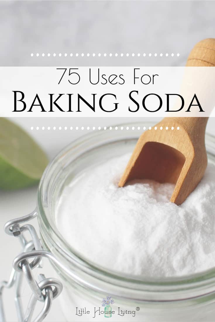 Have a large container of baking soda sitting in your pantry not getting used up fast enough? Here are 75 uses for baking soda that should give your brain a bit of inspiration!