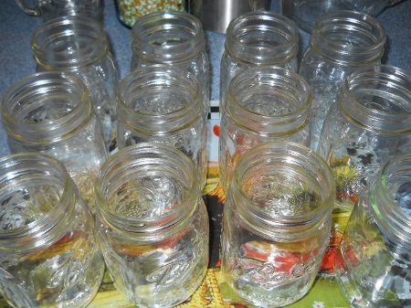 empty pint jars