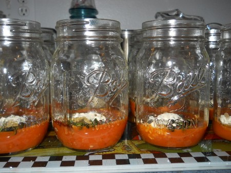 seasonings in jars