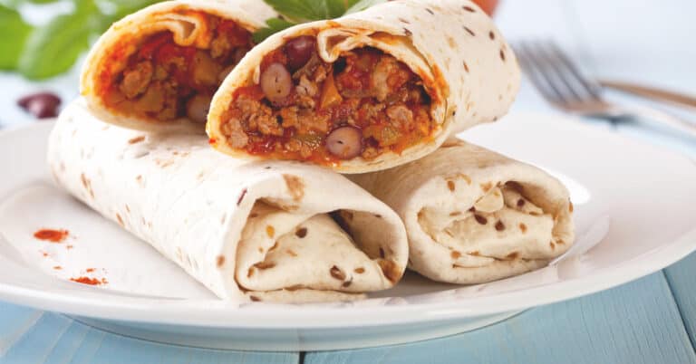 Homemade Beef and Bean Burritos for the Freezer