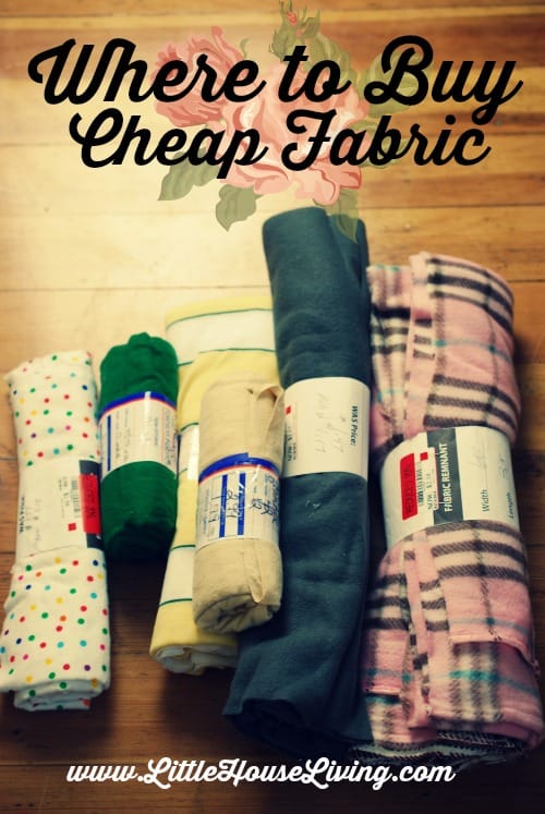 Want to sew some clothing or make some fun crafty projects? Here's where to buy cheap fabric that won't break your budget plans! #fabric #cheapfrabric #savemoney #sewing