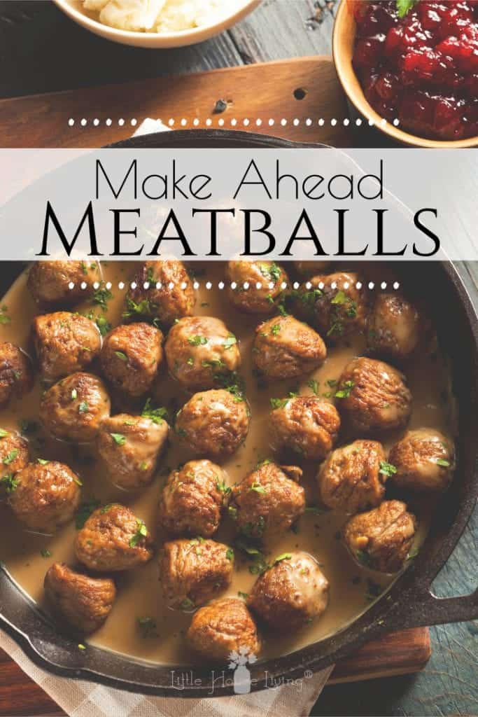 You can never have enough meal ideas that are ready to go right? We love having these make-ahead meatballs in our freezer because they are fast, ready to go, and leave you with plenty of possibilities! #makeaheadmeals #meatballs #freezerfriendly #glutenfreemeatballs #freezermeatballs