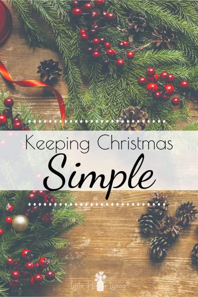 Are you struggling with all of the things that need to get done this holiday season? Today I'm sharing my best tips for keeping Christmas simple this year. #keepingchristmassimple #simplechristmas #simplychristmas