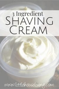 Easy Homemade Shaving Cream