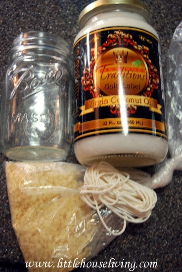 Ingredients for candles