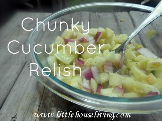 Chunky Cucumber Relish Recipe
