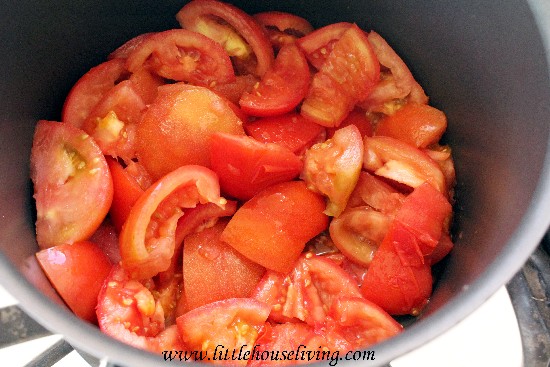smash tomatoes