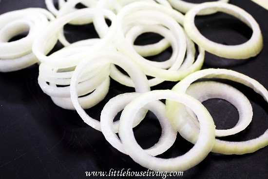 homemade onion rings