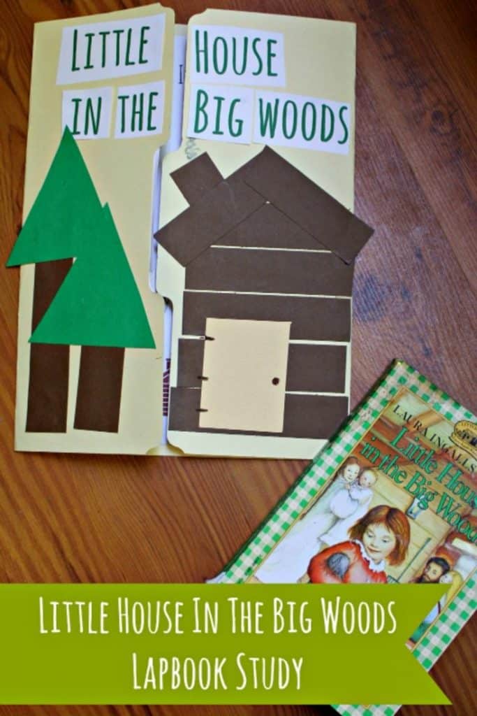 Lapbooks are a fantastic way to gather information and piece it together for easy learning! Use these free printables to create a Little House in the Big Woods Lapbook. #homeschool #homeeducation #lapbooks #littlehouseontheprairie #littlehouseinthebigwoods