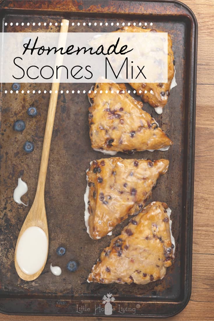 This Scone Mix recipe comes together quickly so that you can have freshly baked scones easily in just a few minutes. Perfect for busy mornings or to give as gifts!