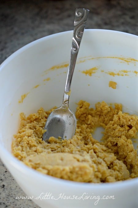 Mixing Up Sweet Potato Biscuit Recipe
