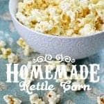 Easy Homemade Kettle Corn recipe that everyone will love.