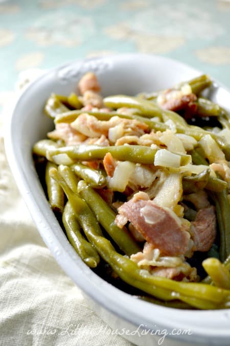 Old Fashioned Green Beans: Using the Garden Veggies