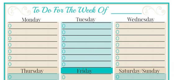 How We Keep It Together – And Free Weekly Planner Templates!