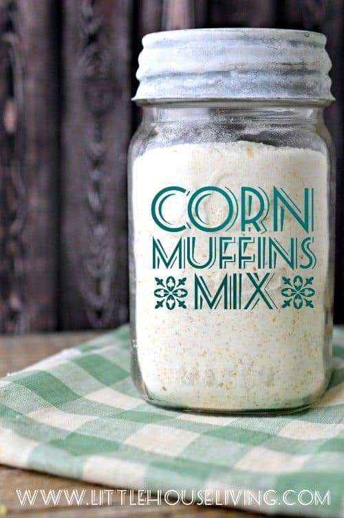 Learn How to Make Corn Muffins easily with this Homemade Corn Muffin Mix for your pantry. Includes recipes for regular corn muffins and pumpkin corn muffins. #cornmuffinmix #homemadecornmuffins #fromscratch #makeaheadmixes #glutenfree #allergenfriendly