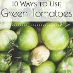 Perhaps you aren't quite to that time yet of the year yet (aka: the hard freeze) but are beginning to think about it. Tomatoes are one of the things we will always pick all of, green or ripe, because there are things you can do with them either way. Take a look below at uses for green tomatoes that you may not have thought of. #greentomatoes
