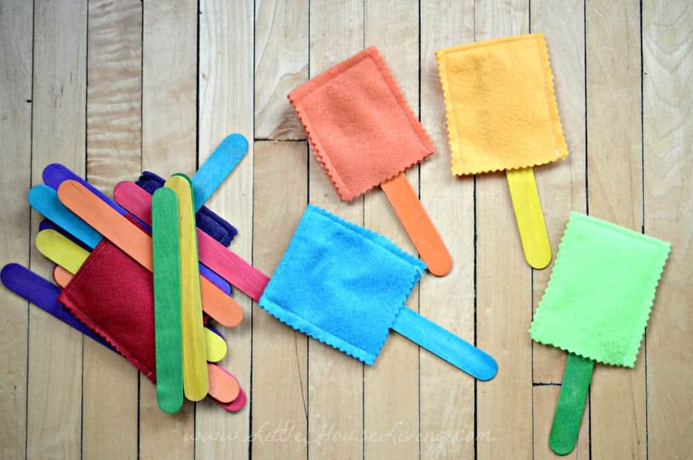 Busy Bags for Preschoolers Popsicle Game