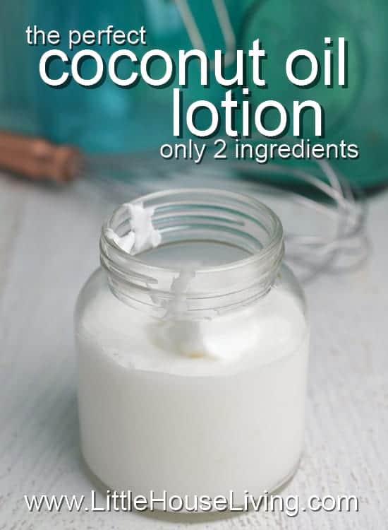 Homemade Moisturizing Whipped Coconut Oil Lotion Recipe