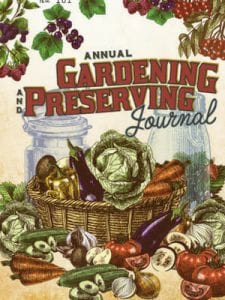 Gardening and preserving Journal