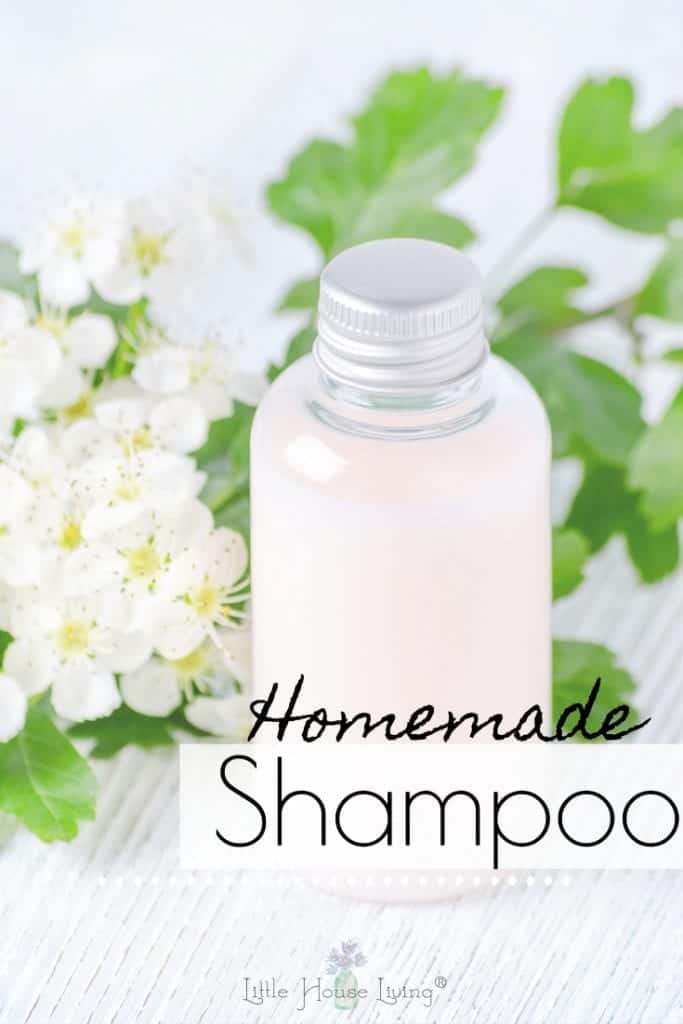 Make your own shampoo and other hair care products with this simple recipe. #diyshampoo #makeyourown #frugal # diy #haircare