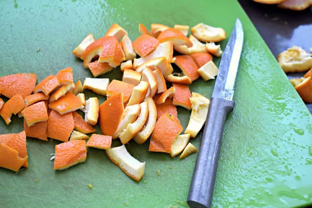 Cutting Orange Peels