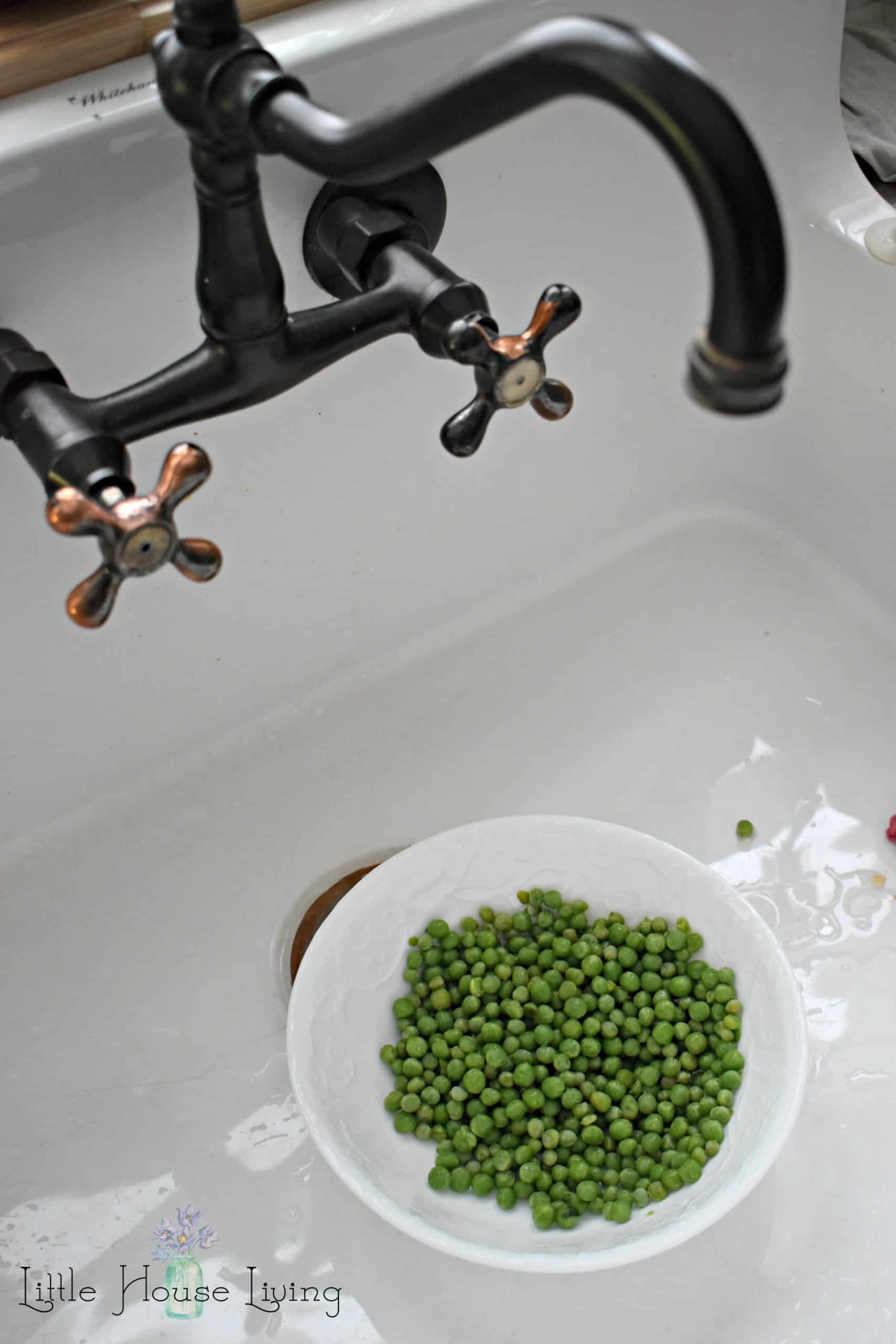 Washing Peas