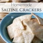 Have you ever wanted to make homemade crackers? Homemade Saltine Crackers are a great way to get started! This simple recipe only takes 4 ingredients. #homemadecrackers #glutenfreecrackers #homemadesaltinecrackers #makeyourown #crackerrecipe