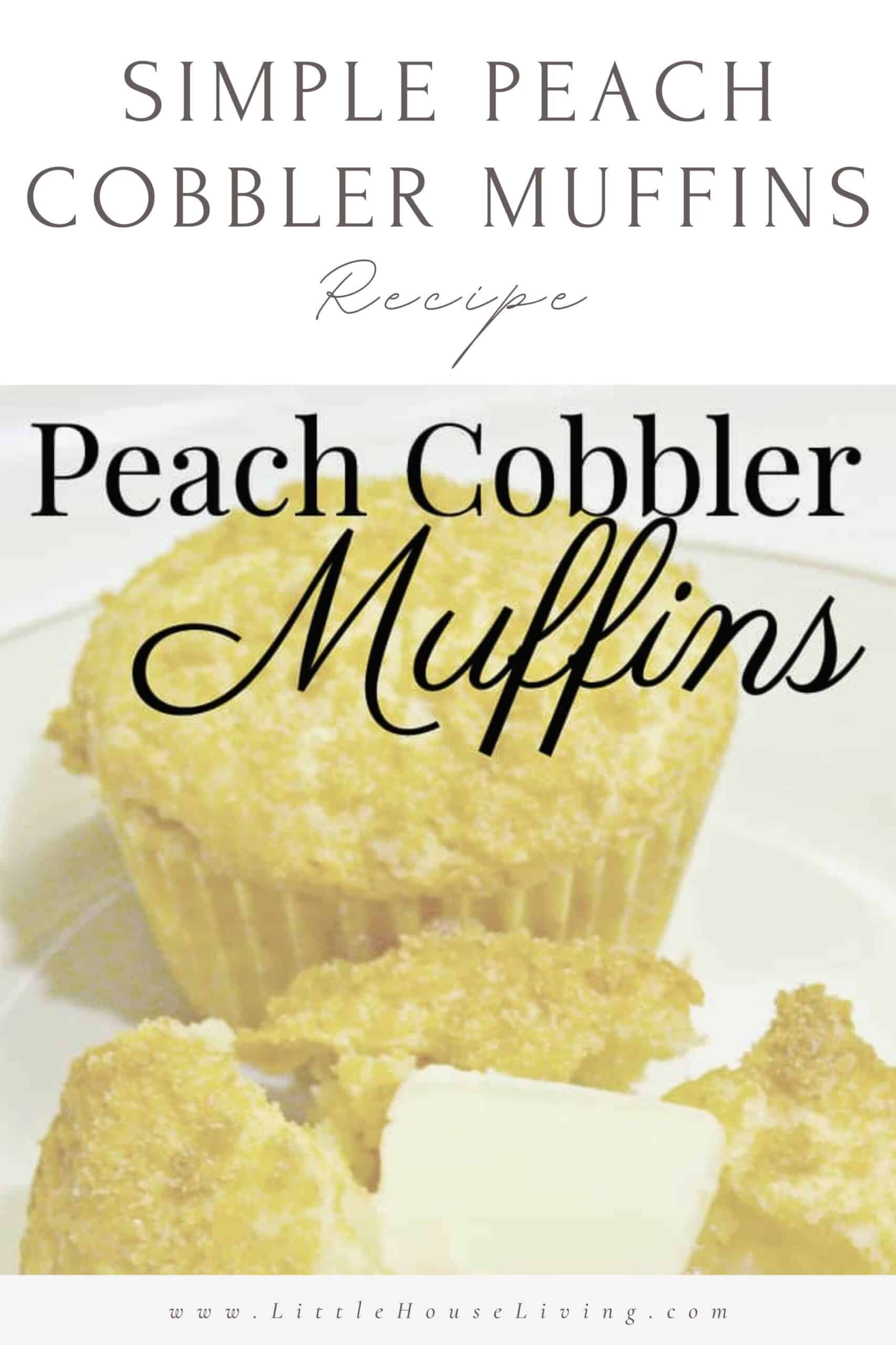 Need a yummy new muffin recipe that the whole family will enjoy? These Peach Cobbler Muffins are quick and easy and will remind you of summer goodness.