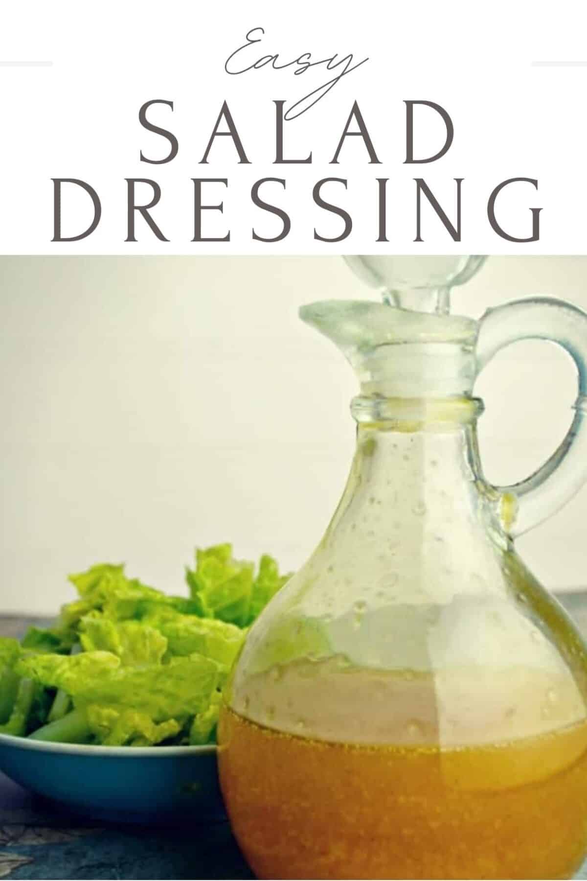 Looking for an easy dressing recipe that you can make quickly with very few ingredients? This is one of my favorite go-to recipes when I need something to top my salad.