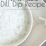 Homemade Dill Dip Recipe