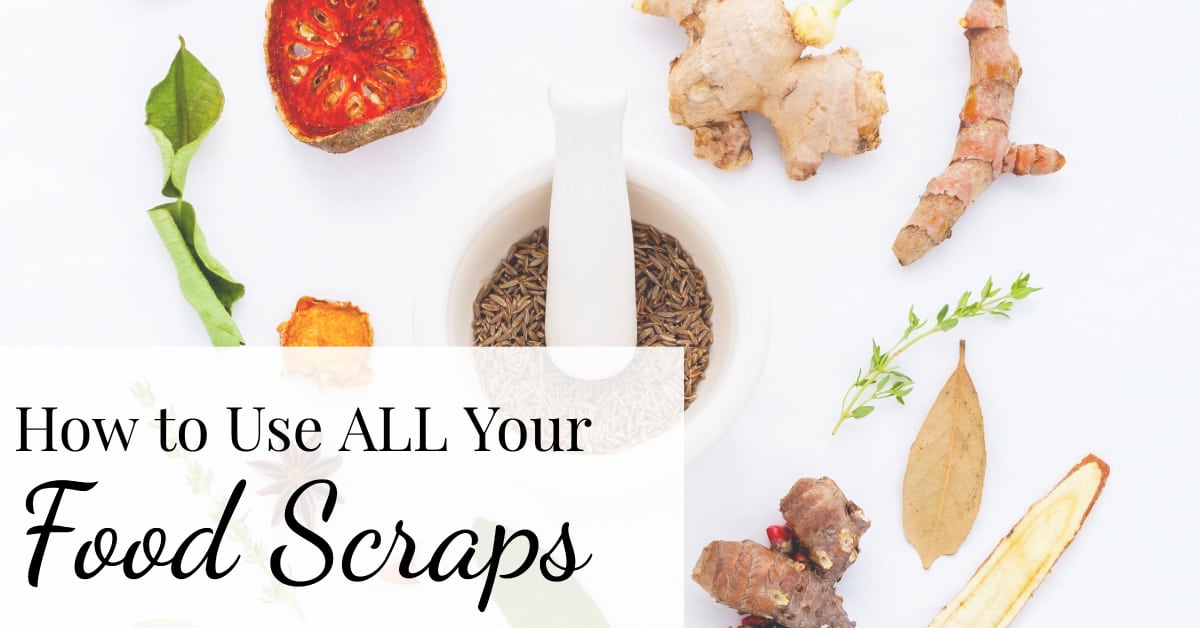 No Food Waste: How to Use All of Your Food Scraps - Little House Living