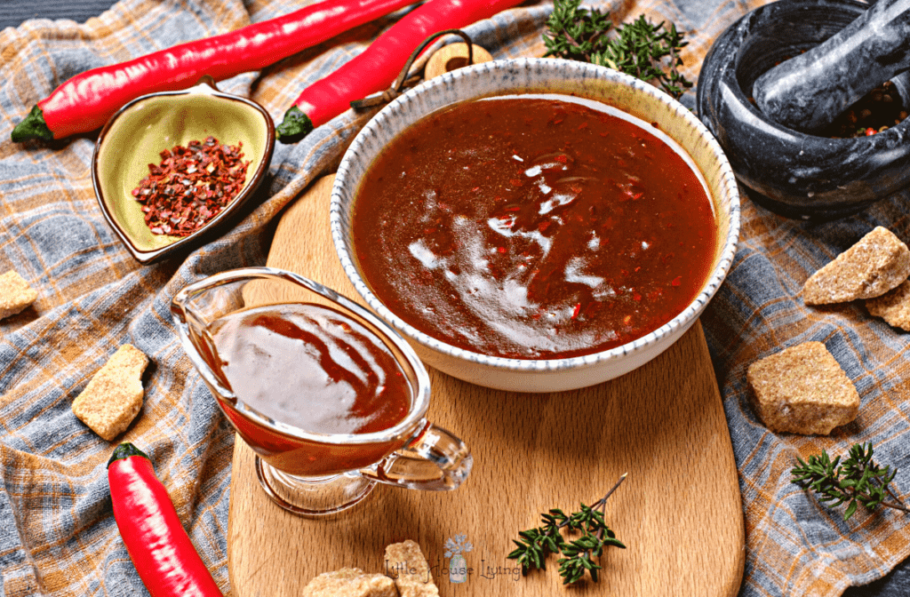 Sweet and Sour Sauce Recipe with red pepper flakes