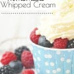 Homemade Whipped Cream