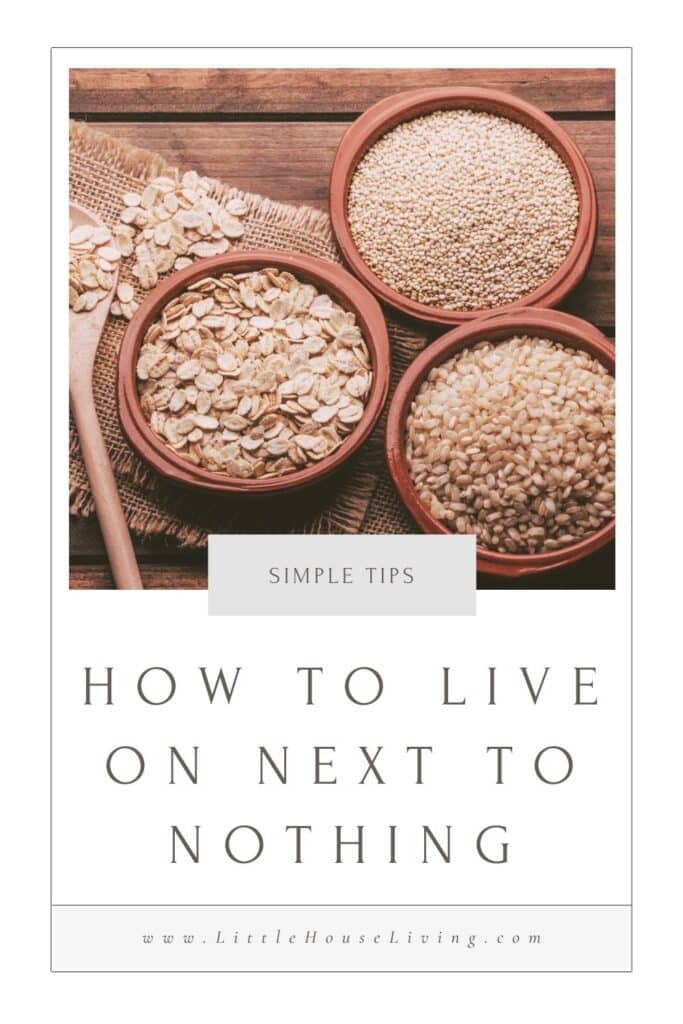 Tips on How to Live on Nothing