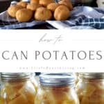 Have more potatoes than you can use before they will go bad or just want to have some ready-made potatoes for soups and meals? Canning Potatoes is the way to go!