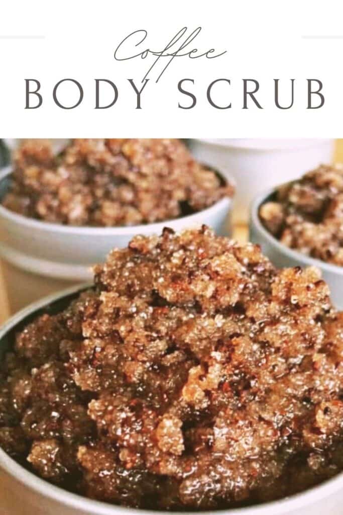 Rejuvenate your skin with a coffee body scrub that smells good enough to drink! Made from just 5 pantry staple ingredients you mix up in minutes, this all-natural exfoliating scrub leaves skin baby-soft using the proven power of caffeinated coffee grounds. 