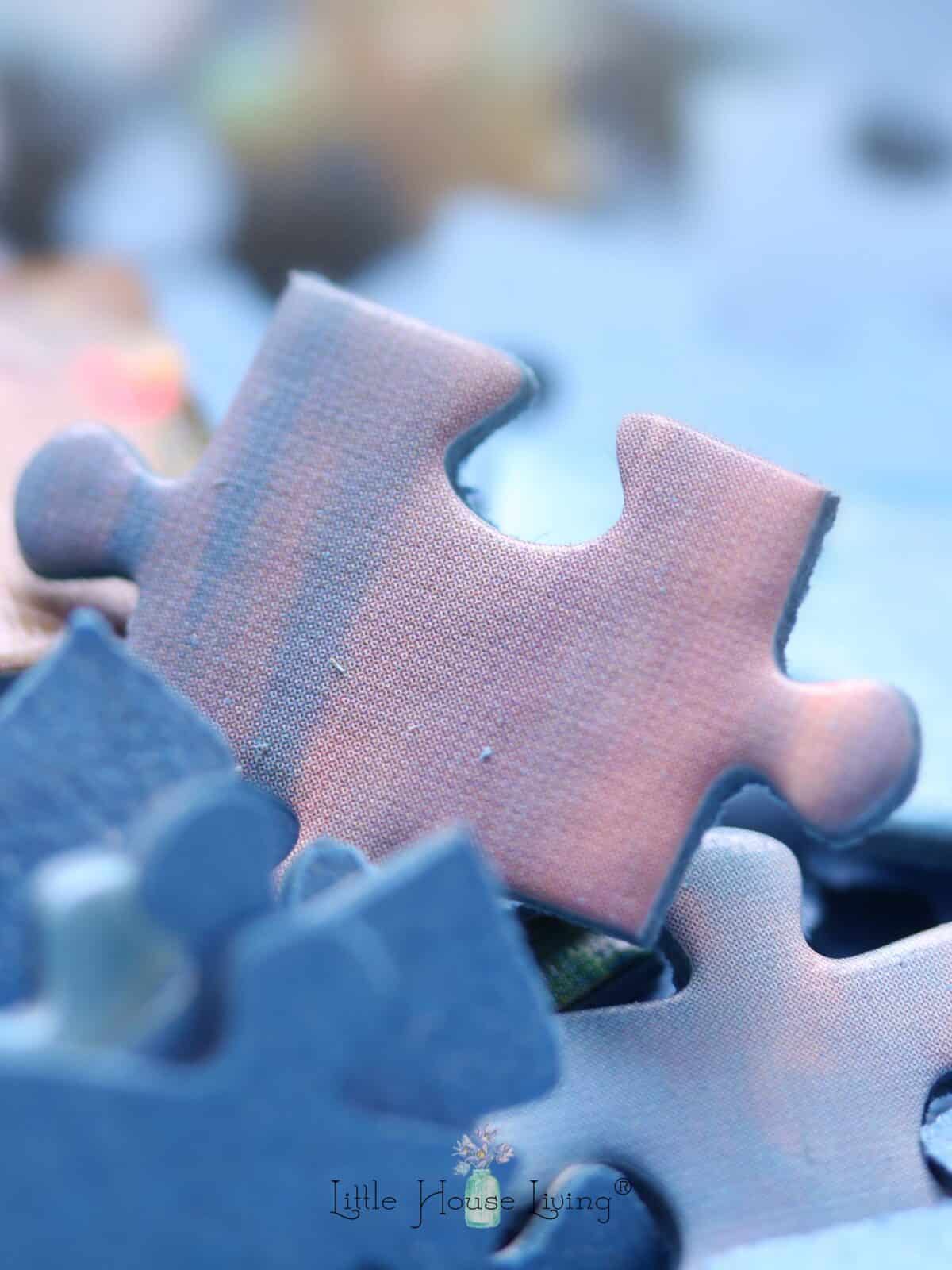 Puzzle pieces.
