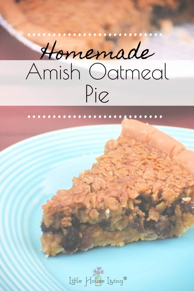 Amish Oatmeal Pie Recipe