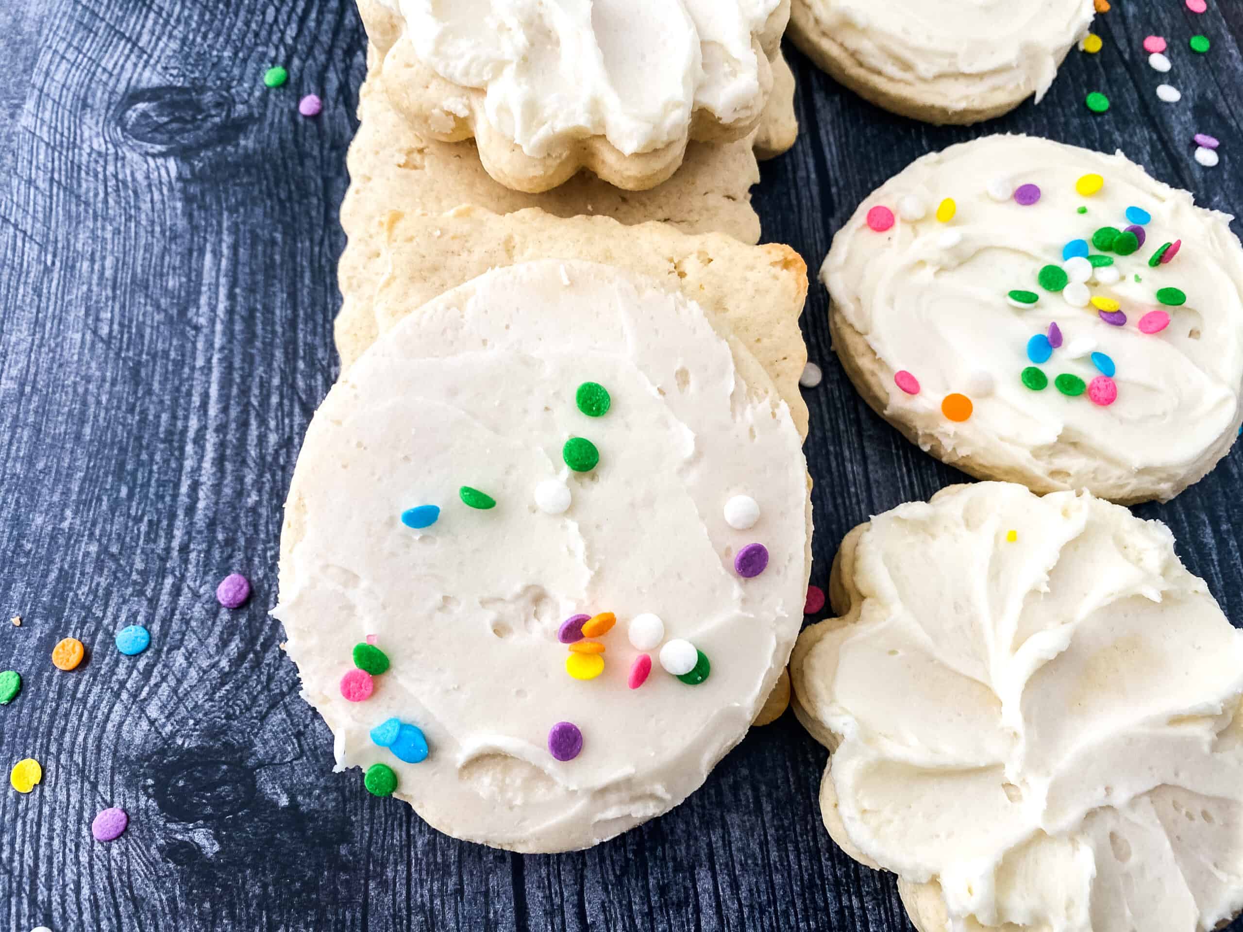 Gluten Free Sour Cream Cookies – Lemon