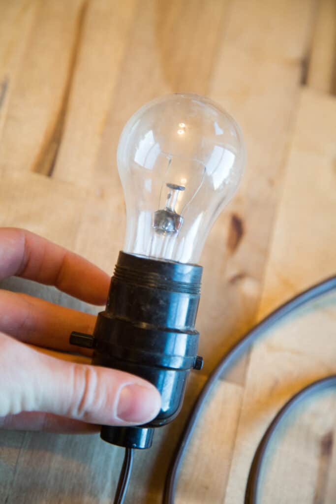 Light Bulb with Cord