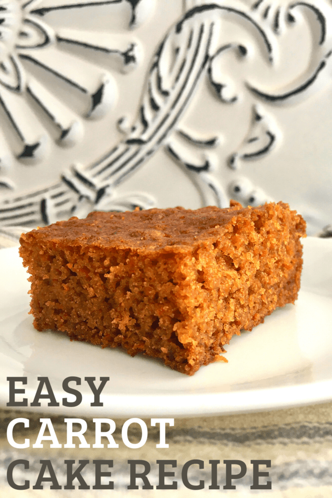 Looking for a very easy Carrot Cake recipe that you can make for your family this spring? This simple recipe that follows is something I've been making for a quick dessert lately to use up some carrots!