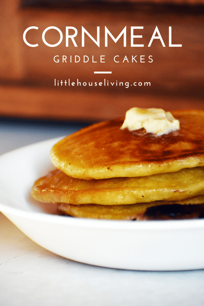 Looking for a new comfort food to enjoy for breakfast? These frugal Cornmeal Griddlecakes are so yummy and make a great breakfast in the fall and winter.