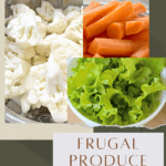 Are you on a tight budget and need to make that most of the grocery money that you have for the month? This article features my very favorite frugal produce that can be purchased on a budget during any time of year.