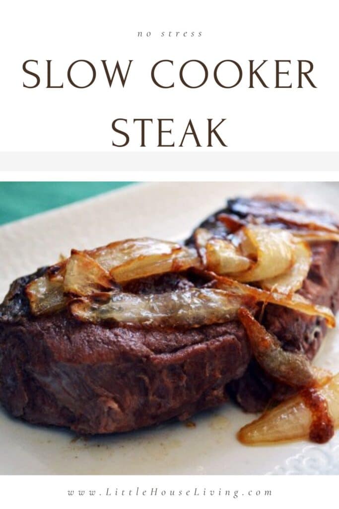 Have a cheap steak that you need to cook or just don't want to fire up the grill to make it? This Slow Cooker Steak recipe is the perfect solution! You can make a delicious steak with very little effort but produce a tasty result.