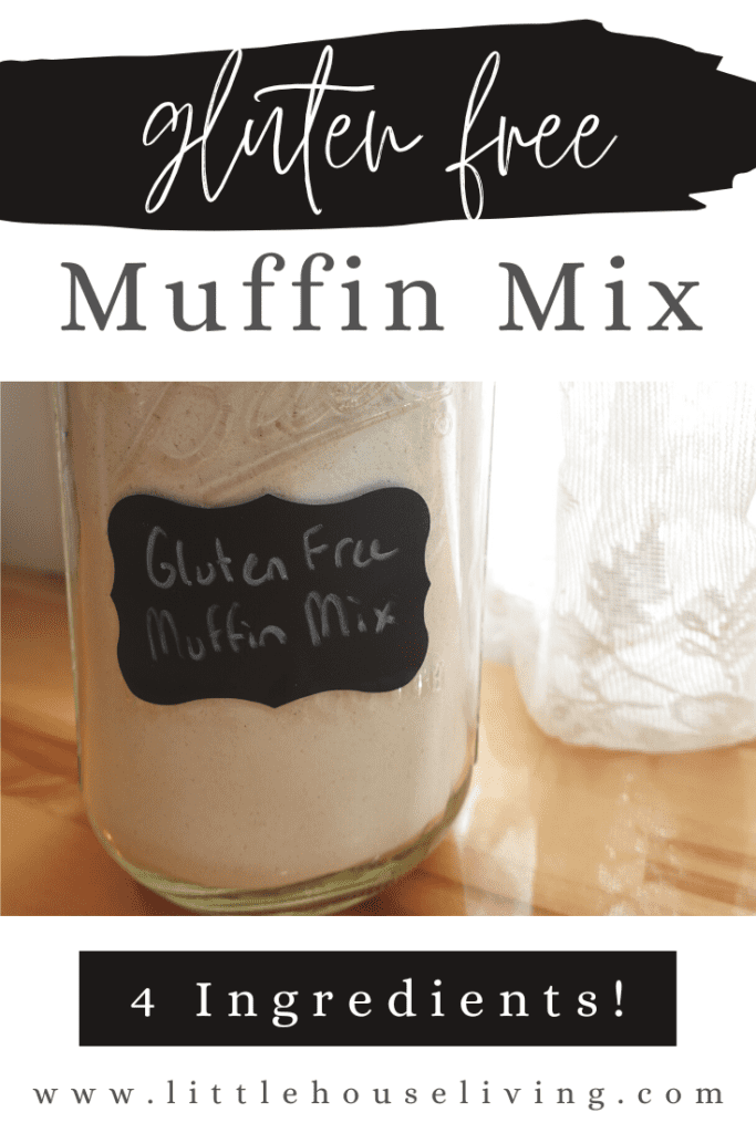 Want to have an easy-to-make muffin mix that you can store in your pantry and pull out whenever you need it? This Gluten Free Muffin Mix recipe is incredibly easy to make and customize!