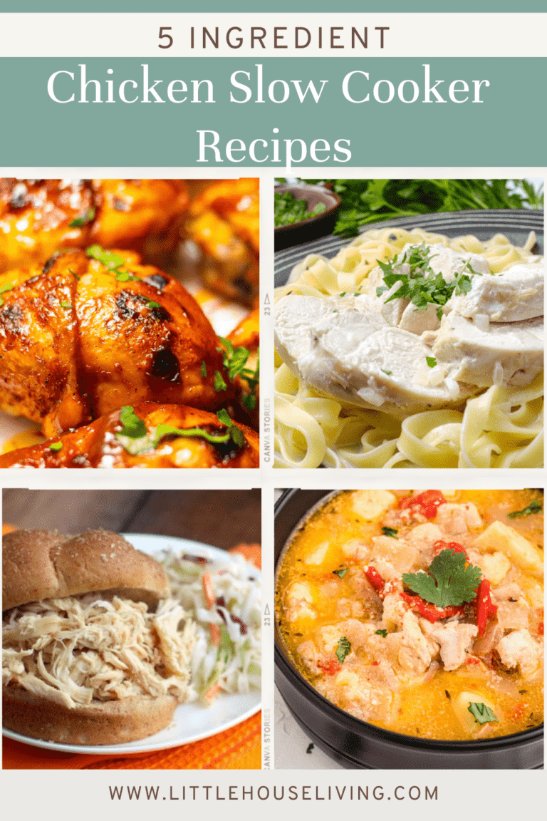 5 Ingredient Chicken Slow Cooker Recipes From Scratch